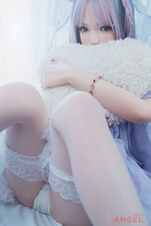 150cm紫のスカート美少女ラブドール#12高級シリコン頭部