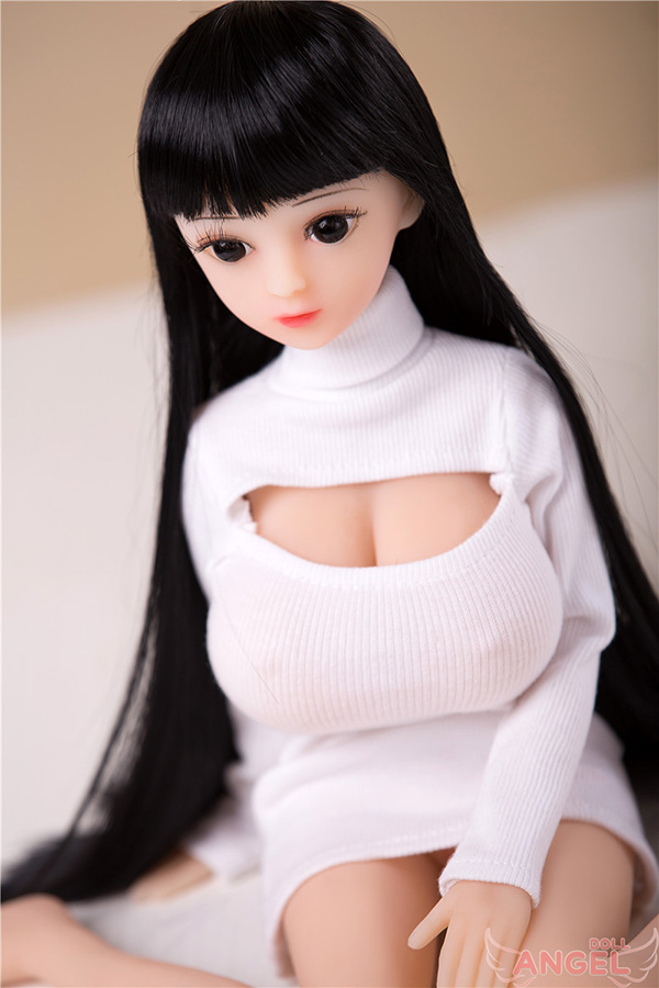 黒髪のロングヘア58cm巨乳1.5㎏小さい女性セックスミニドール